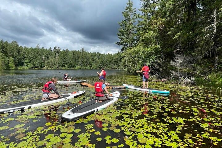 Thetis Lake Stand Up Paddle Boarding