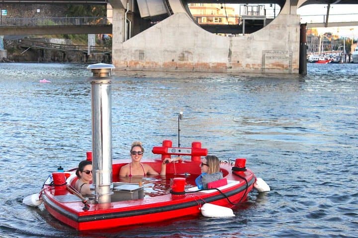 Hot Tub Boat Ride Around Victoria
