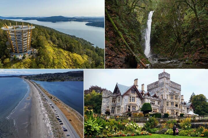 Victoria Malahat Skywalk, Waterfall Canyon, Lagoon Picnic, Castle